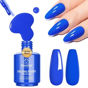 image:imageBeetles Pink Gel Polish  Strawberry Cream 15ML051Fl Oz Light Pink Gel Nail Polish Same Color Same Bottle Soak Off UV LED Lamp Summer Nails Art LongLasting Manicure Salon DIY HomeD  Creme Blue  Blue