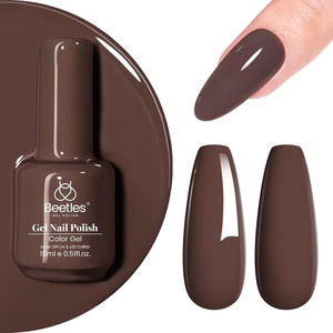 image:imageBeetles Pink Gel Polish  Strawberry Cream 15ML051Fl Oz Light Pink Gel Nail Polish Same Color Same Bottle Soak Off UV LED Lamp Summer Nails Art LongLasting Manicure Salon DIY HomeI  Creme Brown  Gray Brown