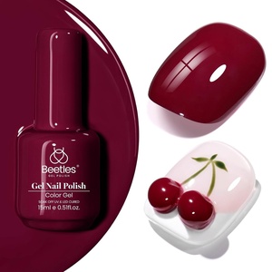 image:imageBeetles Pink Gel Polish  Strawberry Cream 15ML051Fl Oz Light Pink Gel Nail Polish Same Color Same Bottle Soak Off UV LED Lamp Summer Nails Art LongLasting Manicure Salon DIY HomeC  Creme Red  Burgundy Red