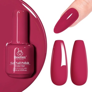 image:imageBeetles Pink Gel Polish  Strawberry Cream 15ML051Fl Oz Light Pink Gel Nail Polish Same Color Same Bottle Soak Off UV LED Lamp Summer Nails Art LongLasting Manicure Salon DIY HomeB  Creme Pink  Viva Magenta