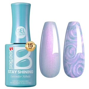 image:imageBeetles Pink Gel Polish  Strawberry Cream 15ML051Fl Oz Light Pink Gel Nail Polish Same Color Same Bottle Soak Off UV LED Lamp Summer Nails Art LongLasting Manicure Salon DIY HomeJ  Pearl Purple  Lavender Nebula