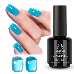 image:imageBeetles Pink Gel Polish  Strawberry Cream 15ML051Fl Oz Light Pink Gel Nail Polish Same Color Same Bottle Soak Off UV LED Lamp Summer Nails Art LongLasting Manicure Salon DIY HomeMystic Blue Lagoon