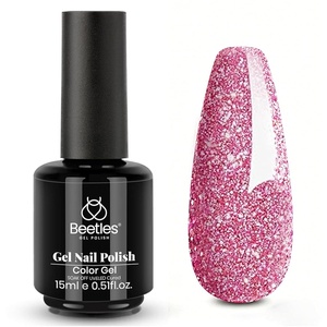 image:imageBeetles Pink Gel Polish  Strawberry Cream 15ML051Fl Oz Light Pink Gel Nail Polish Same Color Same Bottle Soak Off UV LED Lamp Summer Nails Art LongLasting Manicure Salon DIY HomeB  Shimmery Pink  Fairy Kisses