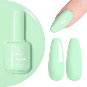 image:imageBeetles Pink Gel Polish  Strawberry Cream 15ML051Fl Oz Light Pink Gel Nail Polish Same Color Same Bottle Soak Off UV LED Lamp Summer Nails Art LongLasting Manicure Salon DIY HomeH  Sheer Green  Mint Green