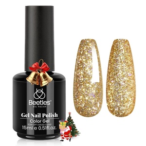 image:imageBeetles Pink Gel Polish  Strawberry Cream 15ML051Fl Oz Light Pink Gel Nail Polish Same Color Same Bottle Soak Off UV LED Lamp Summer Nails Art LongLasting Manicure Salon DIY HomeD  Flakie Blue  Starlit Gold
