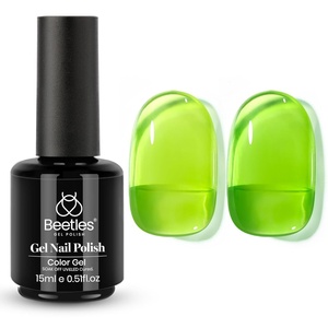 image:imageBeetles Pink Gel Polish  Strawberry Cream 15ML051Fl Oz Light Pink Gel Nail Polish Same Color Same Bottle Soak Off UV LED Lamp Summer Nails Art LongLasting Manicure Salon DIY HomeSpring Glow