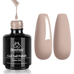 image:imageBeetles Pink Gel Polish  Strawberry Cream 15ML051Fl Oz Light Pink Gel Nail Polish Same Color Same Bottle Soak Off UV LED Lamp Summer Nails Art LongLasting Manicure Salon DIY HomeI  Creme Brown  Kim Nude