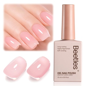 image:imageBeetles Pink Gel Polish  Strawberry Cream 15ML051Fl Oz Light Pink Gel Nail Polish Same Color Same Bottle Soak Off UV LED Lamp Summer Nails Art LongLasting Manicure Salon DIY HomeNaked Rose