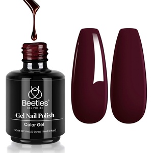 image:imageBeetles Pink Gel Polish  Strawberry Cream 15ML051Fl Oz Light Pink Gel Nail Polish Same Color Same Bottle Soak Off UV LED Lamp Summer Nails Art LongLasting Manicure Salon DIY HomeC  Creme Red  Merlot Wine