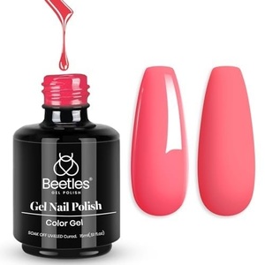 image:imageBeetles Pink Gel Polish  Strawberry Cream 15ML051Fl Oz Light Pink Gel Nail Polish Same Color Same Bottle Soak Off UV LED Lamp Summer Nails Art LongLasting Manicure Salon DIY HomeB  Creme Pink  Strawberry Cocktail