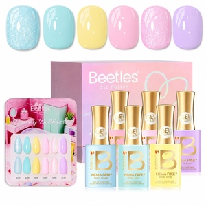 image:imageBeetles Pink Gel Polish Set  Ballet Rosa HemaFree Collection 6 Colors Nude Pink Colors Gel Kit with PreSwatched Color Card Soak Off UV LED Polish for DIY Nail Art Home Salon GiftsDreamy Dollhouse