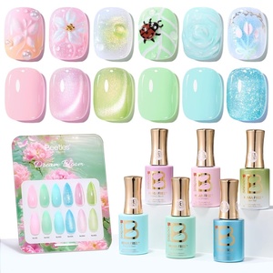 image:imageBeetles Pink Gel Polish Set  Ballet Rosa HemaFree Collection 6 Colors Nude Pink Colors Gel Kit with PreSwatched Color Card Soak Off UV LED Polish for DIY Nail Art Home Salon GiftsDream Bloom