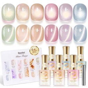 image:imageBeetles Pink Gel Polish Set  Ballet Rosa HemaFree Collection 6 Colors Nude Pink Colors Gel Kit with PreSwatched Color Card Soak Off UV LED Polish for DIY Nail Art Home Salon GiftsGlow Forge