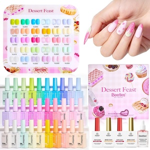 image:imageBeetles Pink Gel Polish Set  Ballet Rosa HemaFree Collection 6 Colors Nude Pink Colors Gel Kit with PreSwatched Color Card Soak Off UV LED Polish for DIY Nail Art Home Salon GiftsDessert Feast