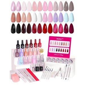 image:imageBeetles Pink Gel Polish Set  Ballet Rosa HemaFree Collection 6 Colors Nude Pink Colors Gel Kit with PreSwatched Color Card Soak Off UV LED Polish for DIY Nail Art Home Salon GiftsAlmost Okay