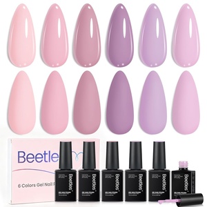 image:imageBeetles Pink Gel Polish Set  Summer Heartbeat 6 Colors Summer Gel Nail Polish Set Soak Off UV LED Pink Nails Art LongLasting Manicure Salon DIY Home Holiday Nails ArtBallet Princess