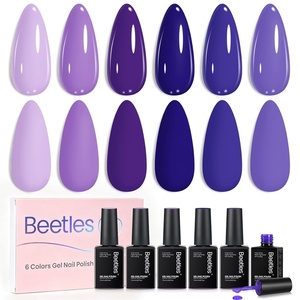 image:imageBeetles Pink Gel Polish Set  Summer Heartbeat 6 Colors Summer Gel Nail Polish Set Soak Off UV LED Pink Nails Art LongLasting Manicure Salon DIY Home Holiday Nails ArtLilac Reverie