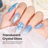 image:imageBeetles Blue Gel Nail Polish Set  Ocean Veil 6 Colors Jelly Summer Gel Nail Polish Kit Green Sheer Translucent Effect Soak off UV Nail Art DIY at Home Gift for Women00Light Lucite