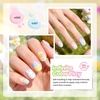 image:imageBeetles Blue Gel Nail Polish Set  Ocean Veil 6 Colors Jelly Summer Gel Nail Polish Kit Green Sheer Translucent Effect Soak off UV Nail Art DIY at Home Gift for WomenEaster Pastel Polka Dot