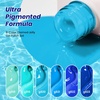 image:imageBeetles Blue Gel Nail Polish Set  Ocean Veil 6 Colors Jelly Summer Gel Nail Polish Kit Green Sheer Translucent Effect Soak off UV Nail Art DIY at Home Gift for WomenOcean Veil