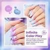 image:imageBeetles Blue Gel Nail Polish Set  Ocean Veil 6 Colors Jelly Summer Gel Nail Polish Kit Green Sheer Translucent Effect Soak off UV Nail Art DIY at Home Gift for WomenDreamscape Wander