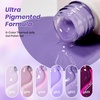 image:imageBeetles Blue Gel Nail Polish Set  Ocean Veil 6 Colors Jelly Summer Gel Nail Polish Kit Green Sheer Translucent Effect Soak off UV Nail Art DIY at Home Gift for Women000Amethyst Realm