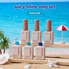 image:imageBeetles Blue Gel Nail Polish Set  Ocean Veil 6 Colors Jelly Summer Gel Nail Polish Kit Green Sheer Translucent Effect Soak off UV Nail Art DIY at Home Gift for WomenOcean Veil