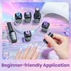 image:imageBeetles Blue Gel Nail Polish Set  Ocean Veil 6 Colors Jelly Summer Gel Nail Polish Kit Green Sheer Translucent Effect Soak off UV Nail Art DIY at Home Gift for WomenDreamscape Wander