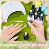 image:imageBeetles Blue Gel Nail Polish Set  Ocean Veil 6 Colors Jelly Summer Gel Nail Polish Kit Green Sheer Translucent Effect Soak off UV Nail Art DIY at Home Gift for WomenEaster Pastel Polka Dot