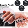 image:imageBeetles Blue Gel Nail Polish Set  Ocean Veil 6 Colors Jelly Summer Gel Nail Polish Kit Green Sheer Translucent Effect Soak off UV Nail Art DIY at Home Gift for Women00Black White Colors