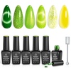 image:imageBeetles Blue Gel Nail Polish Set  Ocean Veil 6 Colors Jelly Summer Gel Nail Polish Kit Green Sheer Translucent Effect Soak off UV Nail Art DIY at Home Gift for WomenSummer Beats