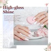 image:imageBeetles Blue Gel Nail Polish Set  Ocean Veil 6 Colors Jelly Summer Gel Nail Polish Kit Green Sheer Translucent Effect Soak off UV Nail Art DIY at Home Gift for Women00Romantic Wedding