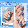 image:imageBeetles Blue Gel Nail Polish Set  Ocean Veil 6 Colors Jelly Summer Gel Nail Polish Kit Green Sheer Translucent Effect Soak off UV Nail Art DIY at Home Gift for WomenGlacier Diamond