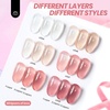 image:imageBeetles Blue Gel Nail Polish Set  Ocean Veil 6 Colors Jelly Summer Gel Nail Polish Kit Green Sheer Translucent Effect Soak off UV Nail Art DIY at Home Gift for Women000Whipsers of Love