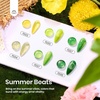 image:imageBeetles Blue Gel Nail Polish Set  Ocean Veil 6 Colors Jelly Summer Gel Nail Polish Kit Green Sheer Translucent Effect Soak off UV Nail Art DIY at Home Gift for WomenSummer Beats