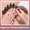 image:imageBeetles Blue Gel Nail Polish Set  Ocean Veil 6 Colors Jelly Summer Gel Nail Polish Kit Green Sheer Translucent Effect Soak off UV Nail Art DIY at Home Gift for Women000Fall Winter Terra Dusk