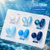 image:imageBeetles Blue Gel Nail Polish Set  Sunken Blue 6 Color Sky Navy Cobalt Cat Eye Gel Polish Summer Shimmer Manicure Soak Off UV Nail Art Salon DIY at Home Gift for WomenSunken Blue
