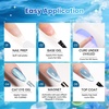 image:imageBeetles Blue Gel Nail Polish Set  Sunken Blue 6 Color Sky Navy Cobalt Cat Eye Gel Polish Summer Shimmer Manicure Soak Off UV Nail Art Salon DIY at Home Gift for WomenSunken Blue
