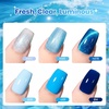 image:imageBeetles Blue Gel Nail Polish Set  Sunken Blue 6 Color Sky Navy Cobalt Cat Eye Gel Polish Summer Shimmer Manicure Soak Off UV Nail Art Salon DIY at Home Gift for WomenSunken Blue