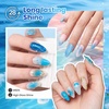 image:imageBeetles Blue Gel Nail Polish Set  Sunken Blue 6 Color Sky Navy Cobalt Cat Eye Gel Polish Summer Shimmer Manicure Soak Off UV Nail Art Salon DIY at Home Gift for WomenSunken Blue