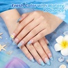 image:imageBeetles Blue Gel Nail Polish Set  Sunken Blue 6 Color Sky Navy Cobalt Cat Eye Gel Polish Summer Shimmer Manicure Soak Off UV Nail Art Salon DIY at Home Gift for WomenSunken Blue