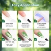 image:imageBeetles Blue Gel Nail Polish Set  Sunken Blue 6 Color Sky Navy Cobalt Cat Eye Gel Polish Summer Shimmer Manicure Soak Off UV Nail Art Salon DIY at Home Gift for WomenSummer Woodland
