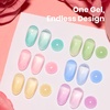 image:imageBeetles Cat Eye Gel Nail Polish Set  Falling Gold 6 Colors 15ML Full Size Glitter Gel Polish Kit Gold Brown Orange Glass Cat Eye Magnetic Effect Soak Off UV Nail Art DIY Salon at Home Gift for Women000Spring Nectar