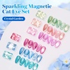 image:imageBeetles Cat Eye Gel Nail Polish Set  Falling Gold 6 Colors 15ML Full Size Glitter Gel Polish Kit Gold Brown Orange Glass Cat Eye Magnetic Effect Soak Off UV Nail Art DIY Salon at Home Gift for Women000Crystal Garden