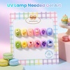 image:imageBeetles Cat Eye Gel Nail Polish Set  Falling Gold 6 Colors 15ML Full Size Glitter Gel Polish Kit Gold Brown Orange Glass Cat Eye Magnetic Effect Soak Off UV Nail Art DIY Salon at Home Gift for WomenSpring Macaron