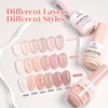 image:imageBeetles Cat Eye Gel Nail Polish Set  Falling Gold 6 Colors 15ML Full Size Glitter Gel Polish Kit Gold Brown Orange Glass Cat Eye Magnetic Effect Soak Off UV Nail Art DIY Salon at Home Gift for WomenEarthy Rose
