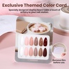image:imageBeetles Cat Eye Gel Nail Polish Set  Falling Gold 6 Colors 15ML Full Size Glitter Gel Polish Kit Gold Brown Orange Glass Cat Eye Magnetic Effect Soak Off UV Nail Art DIY Salon at Home Gift for WomenCoffee Time