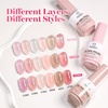 image:imageBeetles Cat Eye Gel Nail Polish Set  Falling Gold 6 Colors 15ML Full Size Glitter Gel Polish Kit Gold Brown Orange Glass Cat Eye Magnetic Effect Soak Off UV Nail Art DIY Salon at Home Gift for Women000Sheer Blush