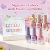 image:imageBeetles Cat Eye Gel Nail Polish Set  Falling Gold 6 Colors 15ML Full Size Glitter Gel Polish Kit Gold Brown Orange Glass Cat Eye Magnetic Effect Soak Off UV Nail Art DIY Salon at Home Gift for WomenSilken Moonlight