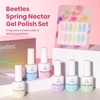 image:imageBeetles Cat Eye Gel Nail Polish Set  Falling Gold 6 Colors 15ML Full Size Glitter Gel Polish Kit Gold Brown Orange Glass Cat Eye Magnetic Effect Soak Off UV Nail Art DIY Salon at Home Gift for Women000Spring Nectar